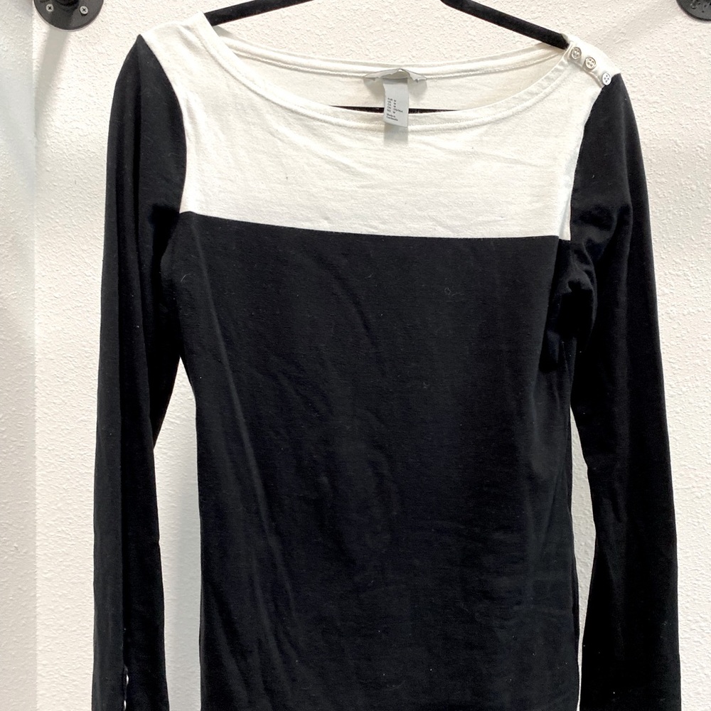 Top with button detail